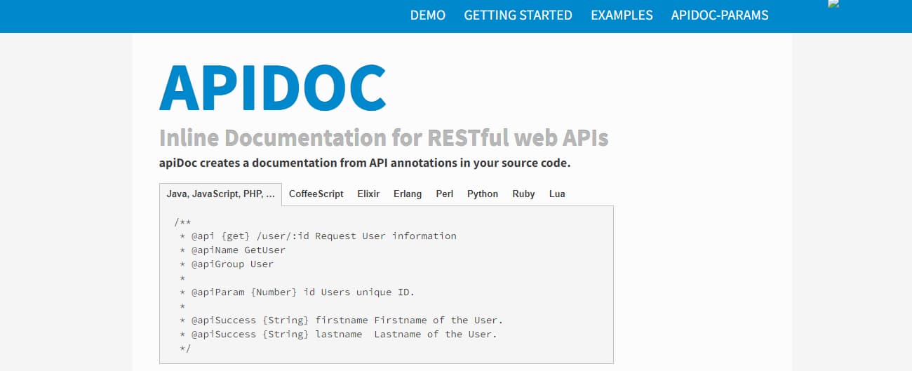 13 Best API Documentation Tools For Software Teams in 2024 6 apidoc api documentation tool