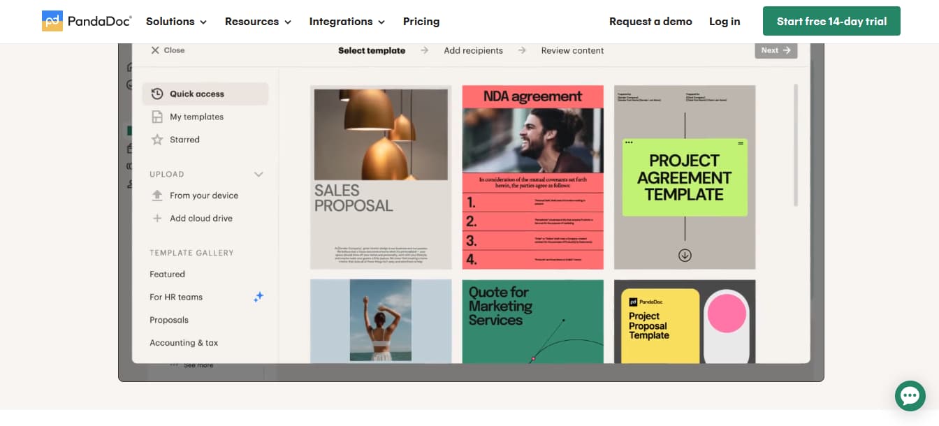 11 Best File-Sharing Software For Online Documents in 2024 5 pandadoc file sharing software example