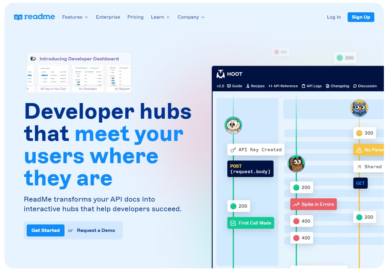 13 Best API Documentation Tools For Software Teams in 2024 5 readme api documentation tool