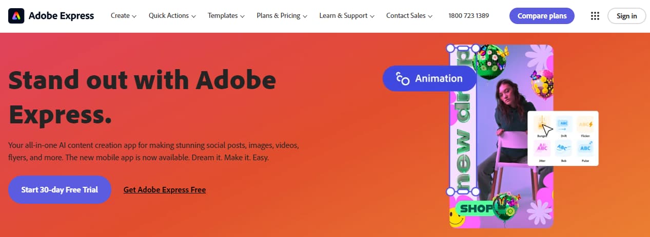 17 Best Online Collaboration Tools For Students in 2024 12 Adobe Express Homepage