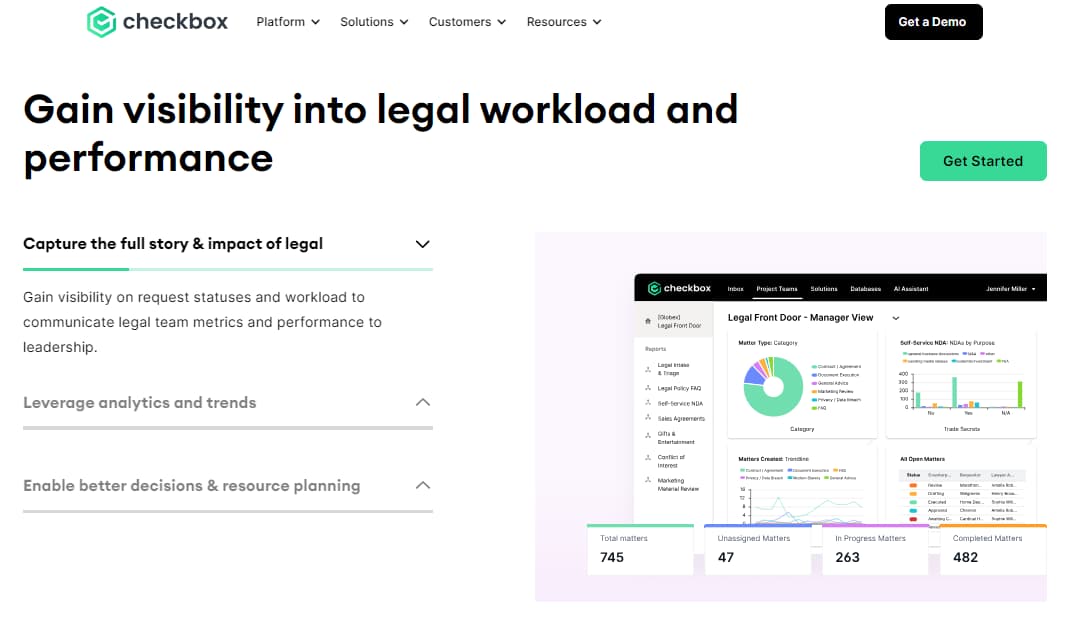 11 Best Legal Workflow Software For Law Firms To Stay Organized 6 Checkbox Law Firm Automation Software