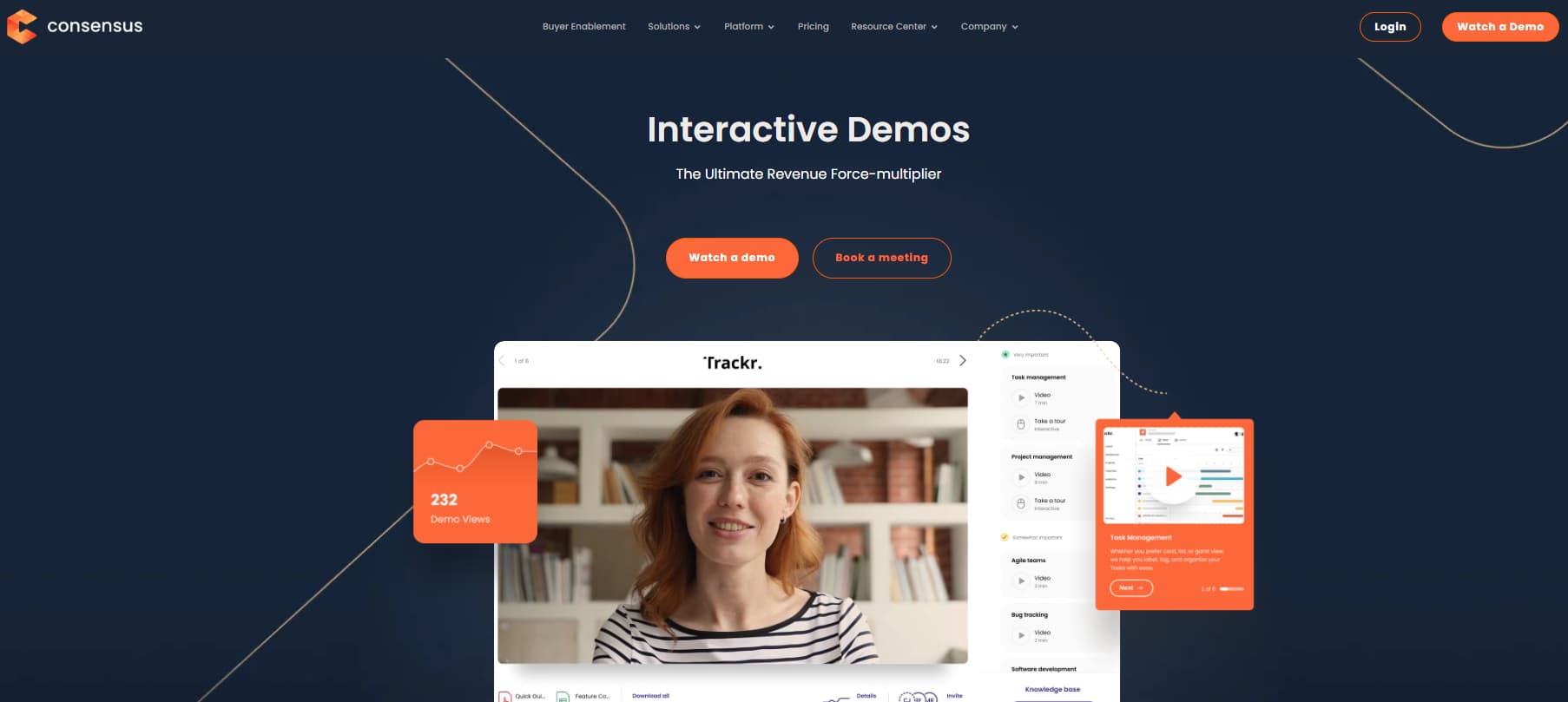 9 Storylane Alternatives and Competitors To Create Interactive Product Demos 4 Consensus Interactive Demo