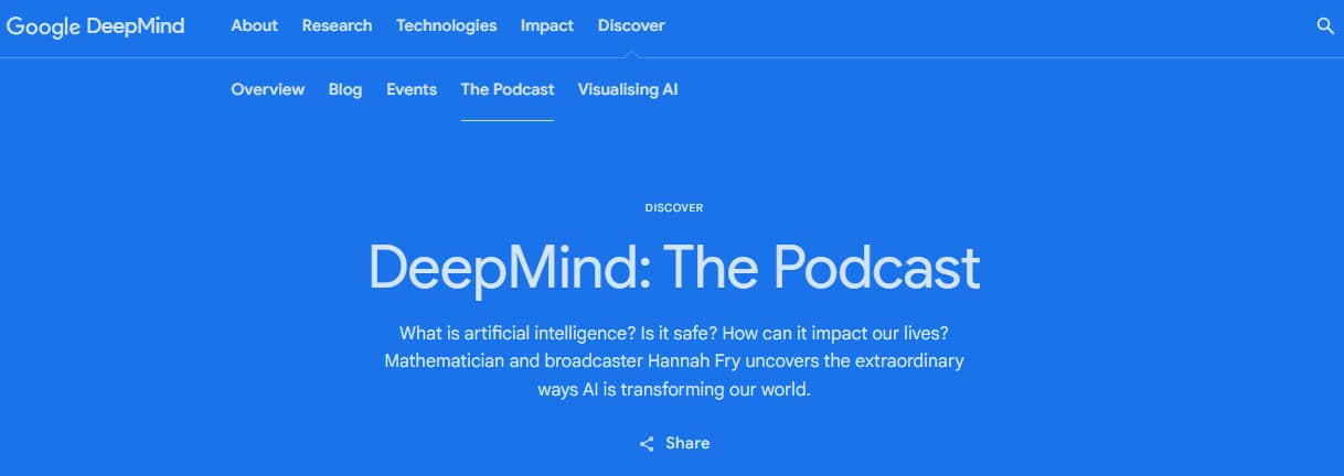 21 Best AI Podcasts To Learn About Artificial Intelligence In 2024 20 Google DeepMind Podcast