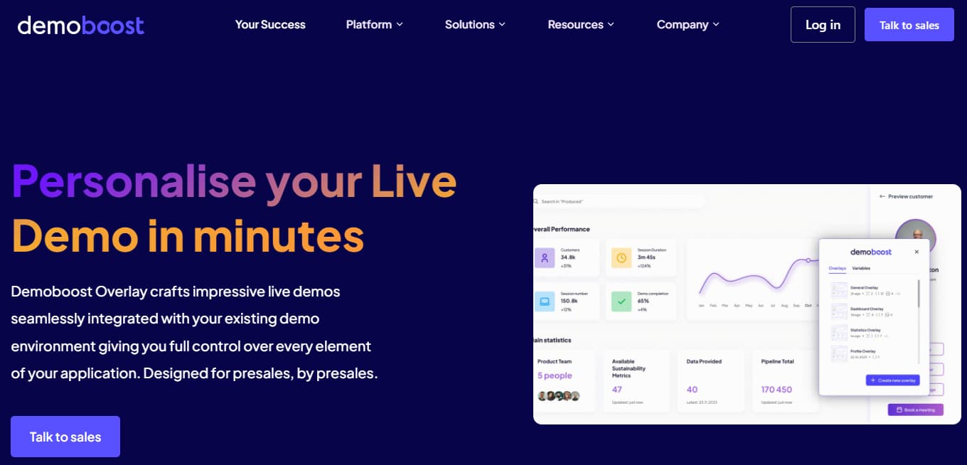 The 10 Best Interactive Demo Software Tools 9 Demoboost Live Demo Personalization