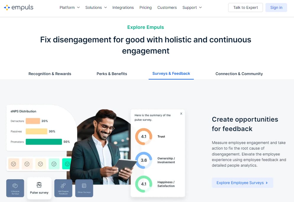 17 Best Employee Performance Review Software 11 Empuls Feedback Opportunities