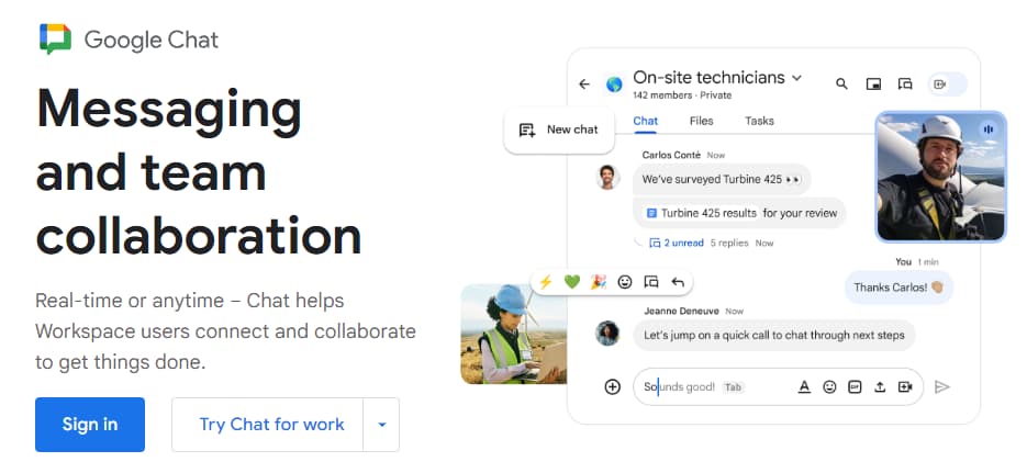 Slack Vs Google Chat: Review And Which Is Best For Your Business 6 Google Chat Messaging System