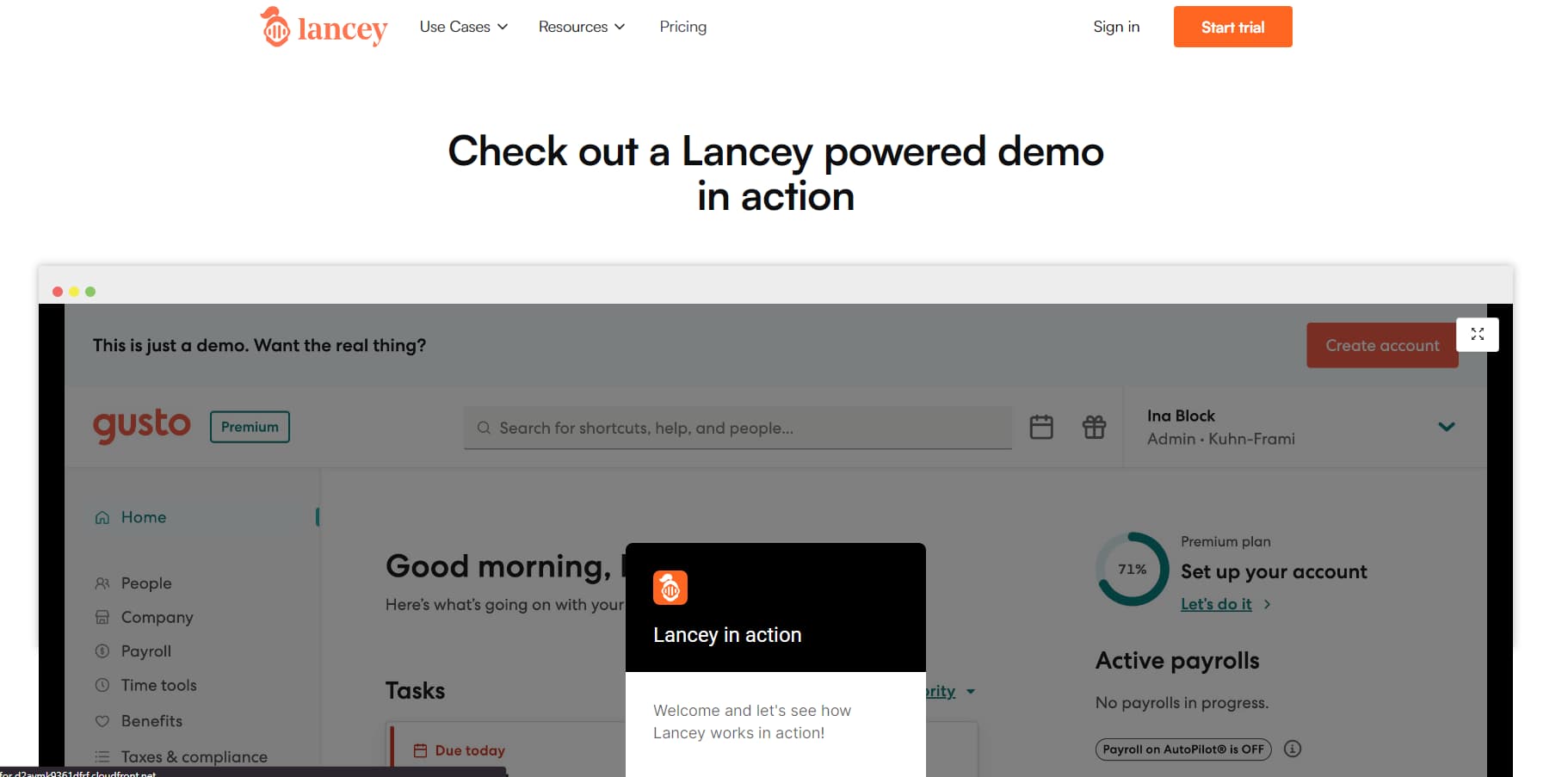 9 Storylane Alternatives and Competitors To Create Interactive Product Demos 5 Lancey Product Demos