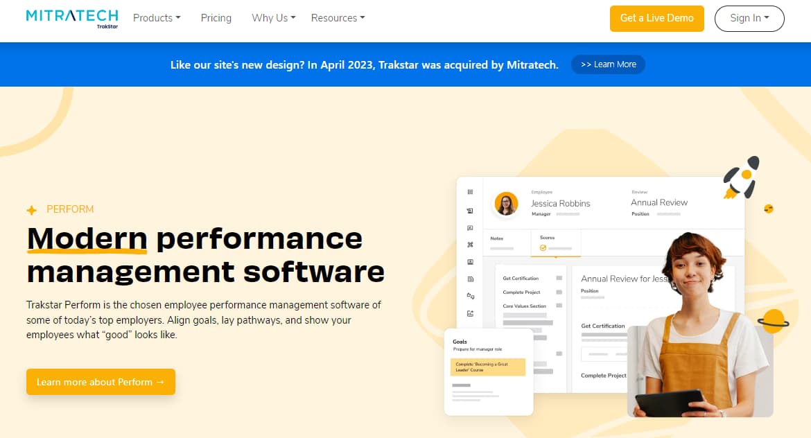 17 Best Employee Performance Review Software 13 Trakstar Best HR Performance Software