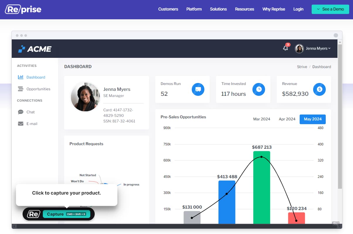 9 Storylane Alternatives and Competitors To Create Interactive Product Demos 6 Reprise Interactive Videos