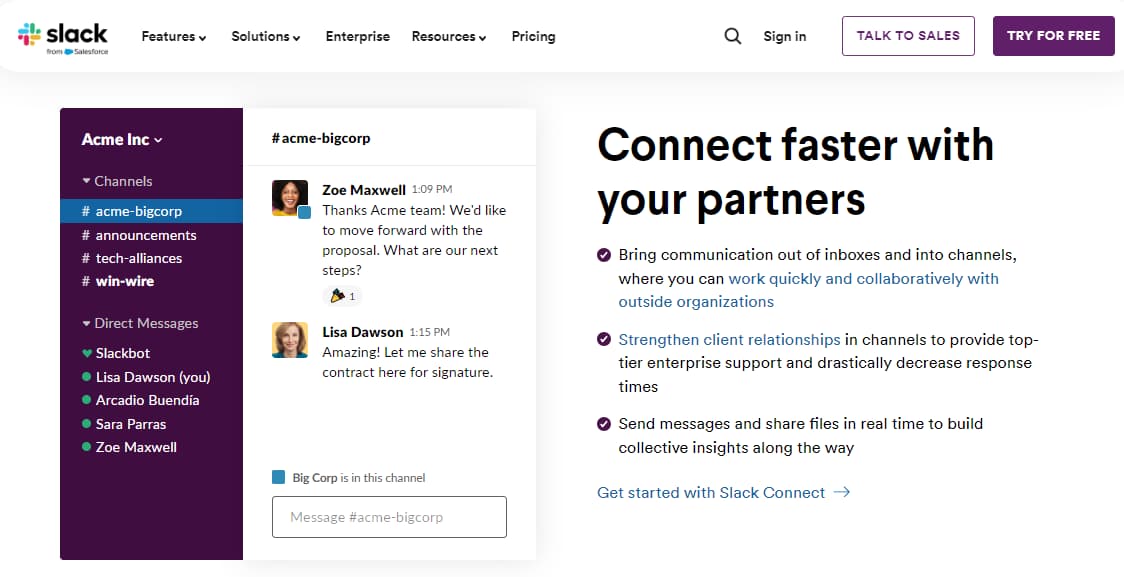 Slack Vs Google Chat: Review And Which Is Best For Your Business 3 Slack Group Conversation Feature