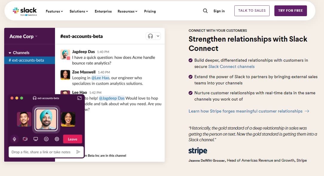 Top 21 Pipedrive Alternatives in 2024 4 Slack CRM