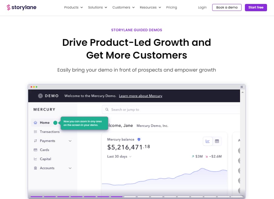 11 Most Popular Pre Sales Software Tools 10 Storylane Homepage