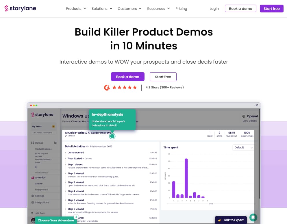 The 10 Best Interactive Demo Software Tools 10 Storylane Interactive Product Demo