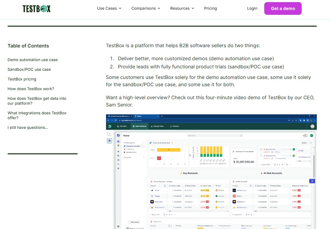 The 10 Best Interactive Demo Software Tools 3 Testbox Interactive Demo