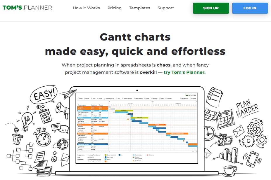 26 Best Online Gantt Chart Software For Free In 2024 9 Tom's Planner