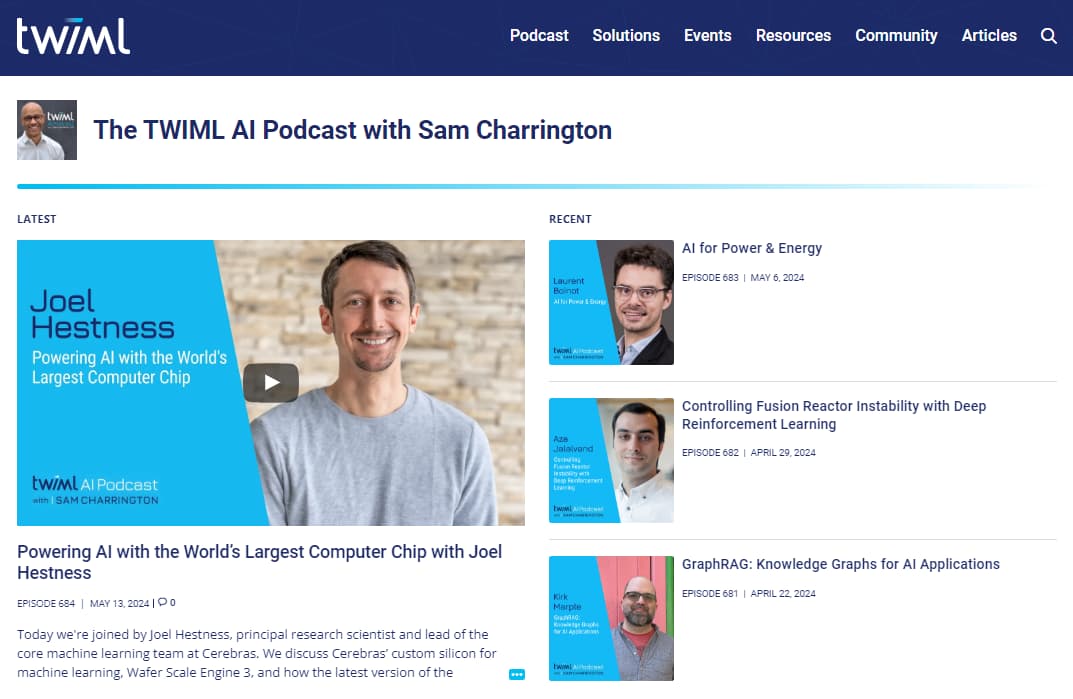 21 Best AI Podcasts To Learn About Artificial Intelligence In 2024 9 Twiml AI Podcast