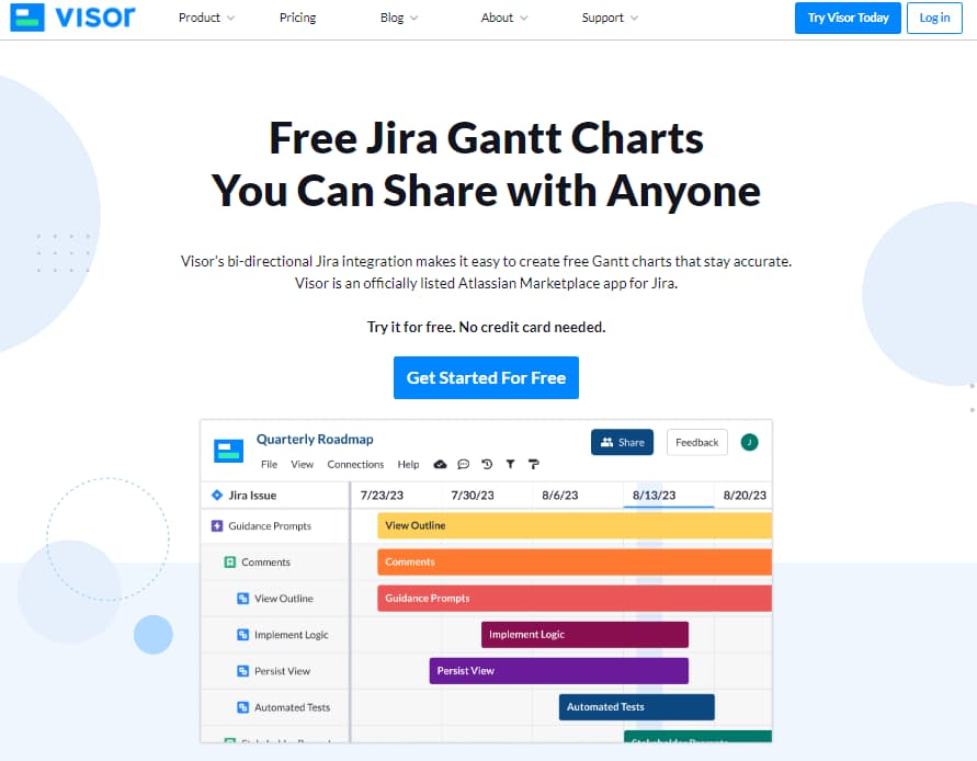 26 Best Online Gantt Chart Software For Free In 2024 26 Visor Gantt Chart Templates